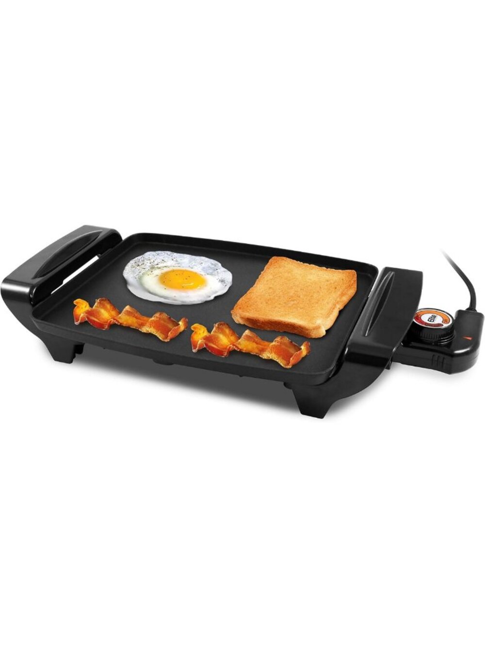 Cool-Touch Electric Griddle, 10.5"x8.5" Non-Stick Cooking Surface, Perfect for